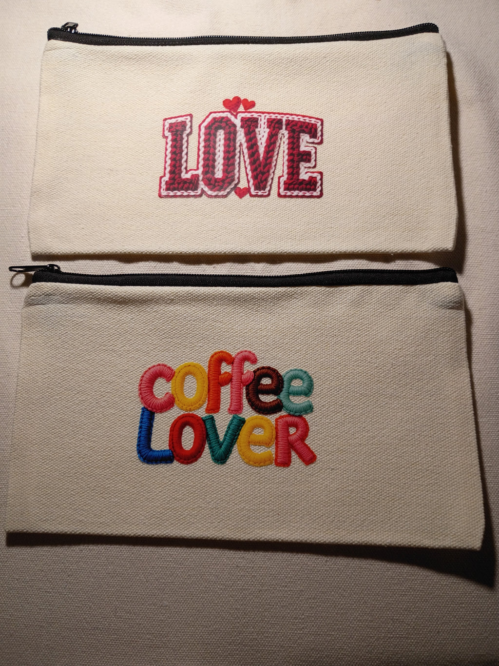 Zipper canvas bag