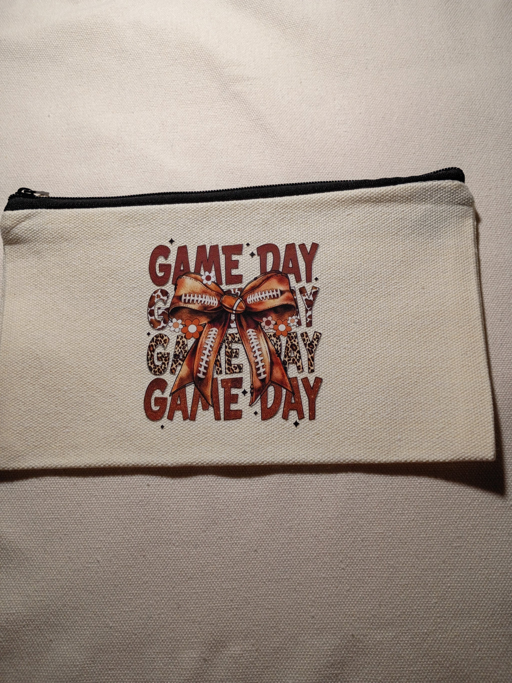 Zipper canvas bag