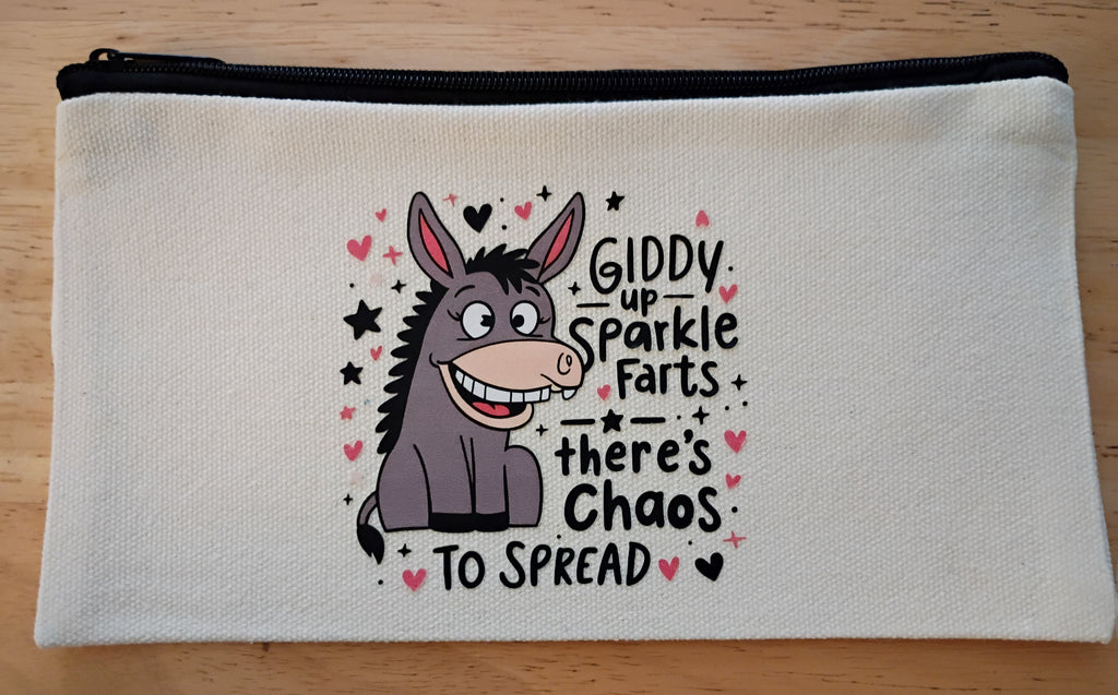 Zipper canvas bag