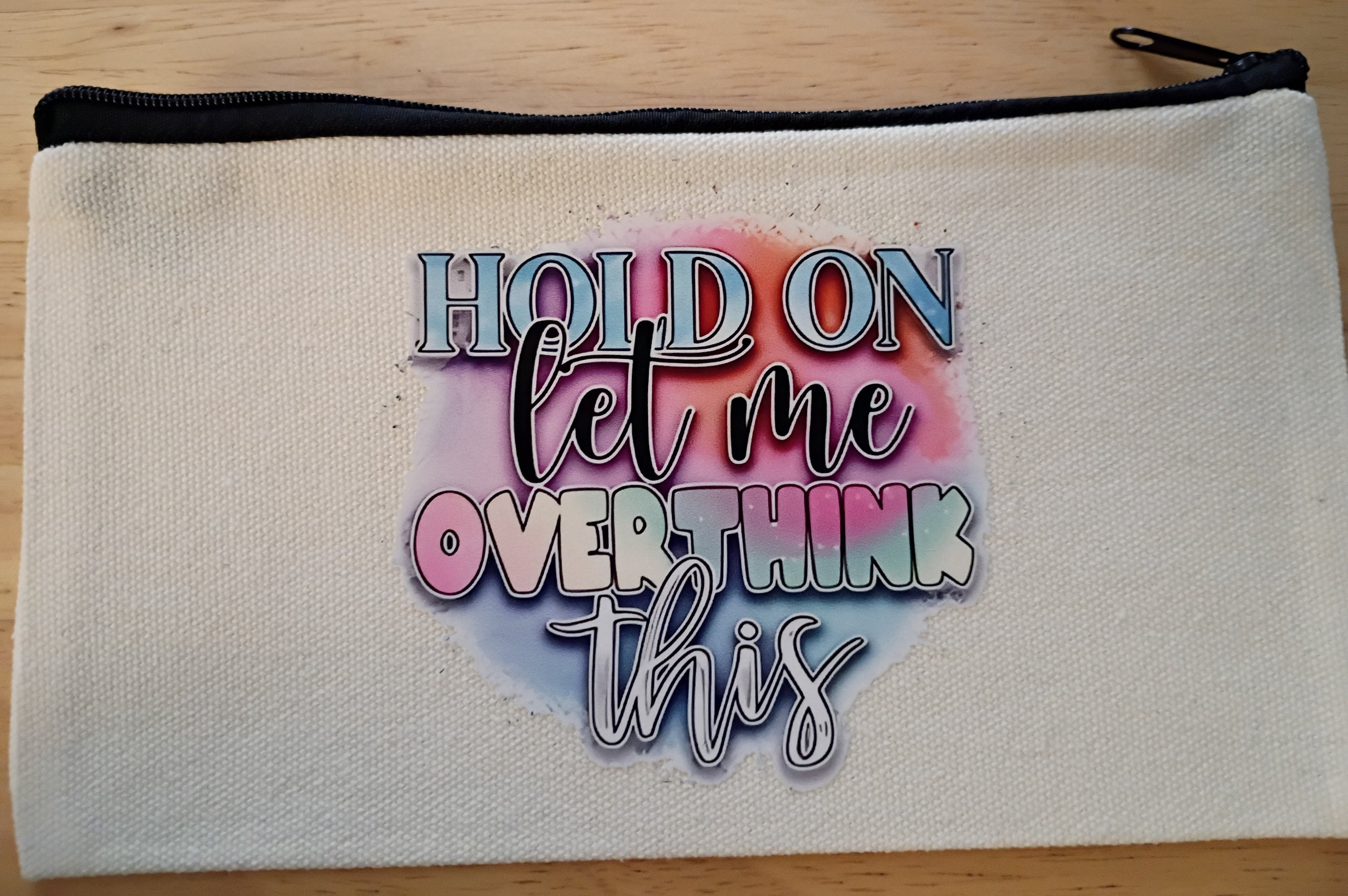 Zipper canvas bag
